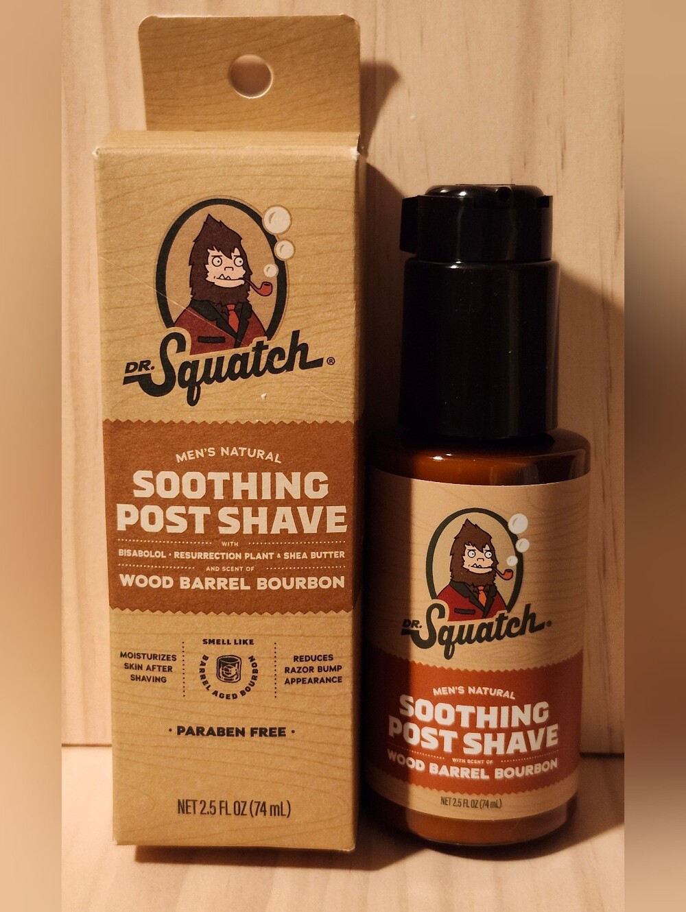 Dr Squatch Soothing Post Shave - Wood Barrel Bourbon